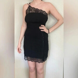 NWT Intimately Free People Sexy Black Slip Dress Size Fits Medium Tagged Large